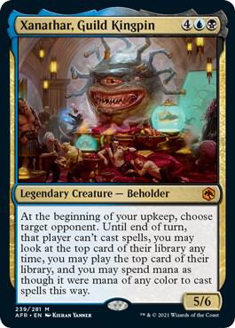 Xanathar, Guild Kingpin card from Adventures in the Forgotten Realms