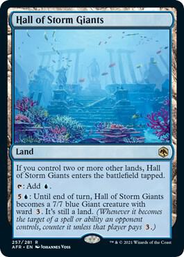 Hall of Storm Giants card from Adventures in the Forgotten Realms