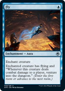 Fly card from Adventures in the Forgotten Realms