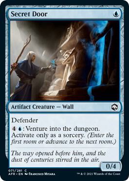 Secret Door card from Adventures in the Forgotten Realms