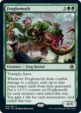 Froghemoth card from Adventures in the Forgotten Realms