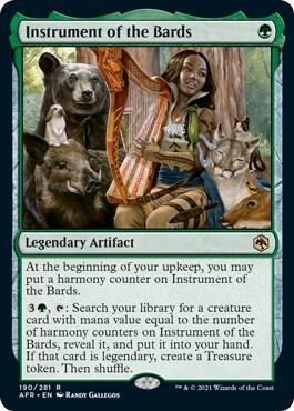 Instrument of the Bards card from Adventures in the Forgotten Realms