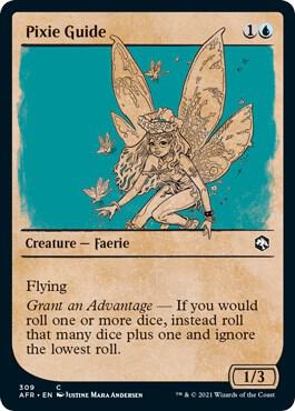 Pixie Guide (Showcase) card from Adventures in the Forgotten Realms