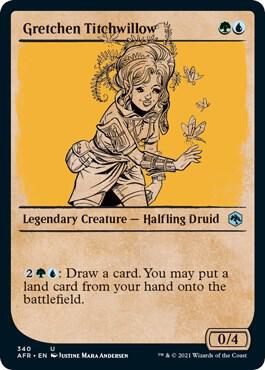 Gretchen Titchwillow (Showcase) card from Adventures in the Forgotten Realms