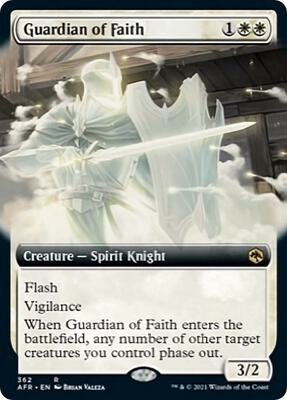Guardian of Faith (Extended Art) card from Adventures in the Forgotten Realms
