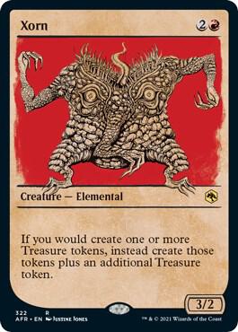 Xorn (Showcase) card from Adventures in the Forgotten Realms