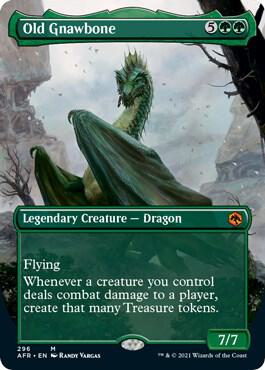 Old Gnawbone (Borderless) card from Adventures in the Forgotten Realms