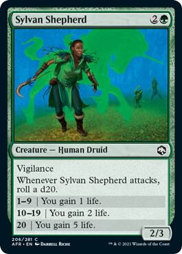 Sylvan Shepherd card from Adventures in the Forgotten Realms