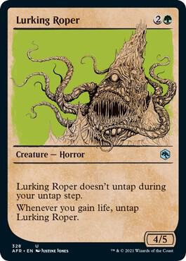 Lurking Roper (Showcase) card from Adventures in the Forgotten Realms