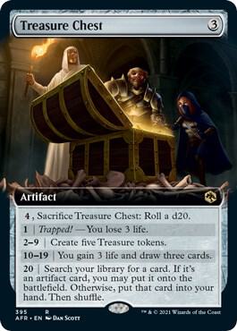 Treasure Chest (Extended Art) card from Adventures in the Forgotten Realms