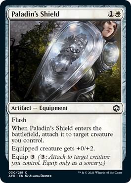 Paladin's Shield card from Adventures in the Forgotten Realms