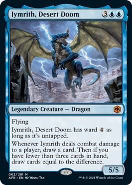 Iymrith, Desert Doom card from Adventures in the Forgotten Realms