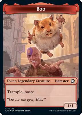 Boo Token card from Adventures in the Forgotten Realms