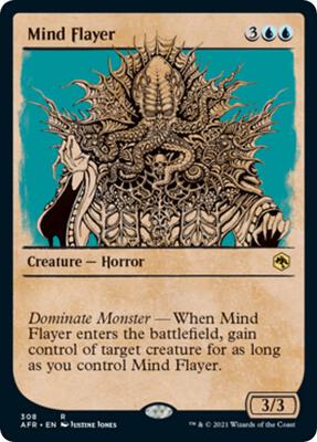 Mind Flayer (Showcase) card from Adventures in the Forgotten Realms