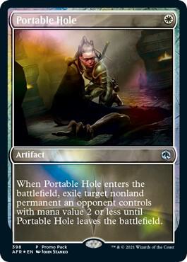 Portable Hole card from Promo Pack: Adventures in the Forgotten Realms