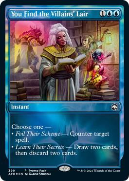 You Find the Villains' Lair card from Promo Pack: Adventures in the Forgotten Realms