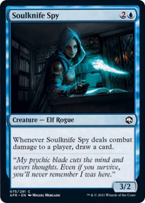 Soulknife Spy card from Adventures in the Forgotten Realms