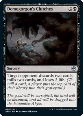 Demogorgon's Clutches card from Adventures in the Forgotten Realms