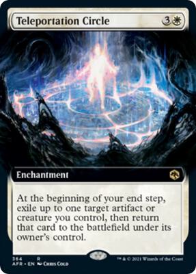 Teleportation Circle (Extended Art) card from Adventures in the Forgotten Realms