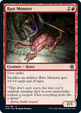 Rust Monster card from Adventures in the Forgotten Realms