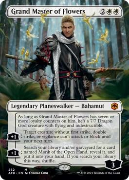 Grand Master of Flowers (Borderless) card from Adventures in the Forgotten Realms