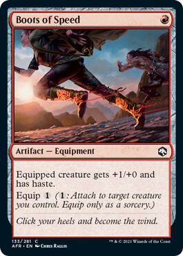Boots of Speed card from Adventures in the Forgotten Realms