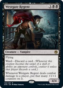 Westgate Regent card from Adventures in the Forgotten Realms