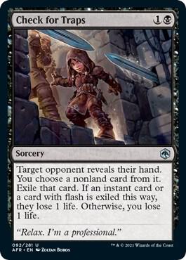 Check for Traps card from Adventures in the Forgotten Realms
