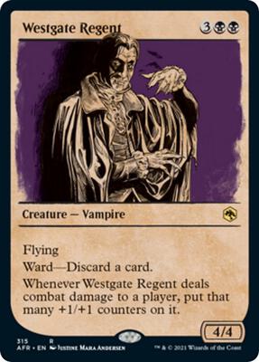 Westgate Regent (Showcase) card from Adventures in the Forgotten Realms