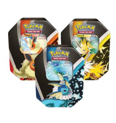 Eevee Evolutions Tin [Set of 3] card from Miscellaneous Cards & Products