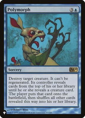 Polymorph card from The List Reprints
