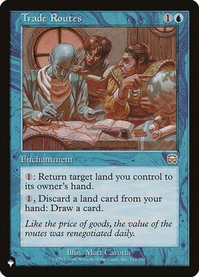 Trade Routes card from The List Reprints