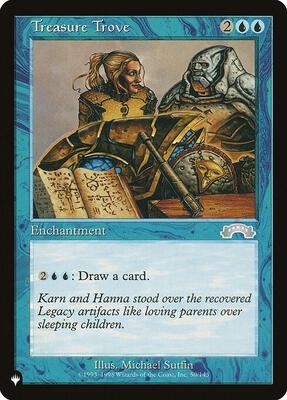 Treasure Trove card from The List Reprints