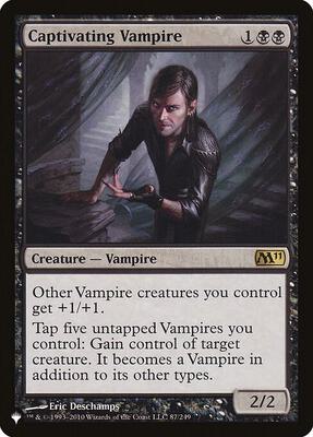 Captivating Vampire card from The List Reprints