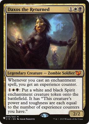 Daxos the Returned card from The List Reprints
