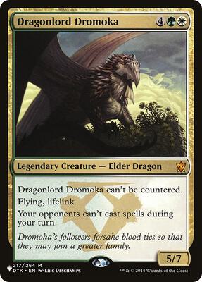 Dragonlord Dromoka card from The List Reprints