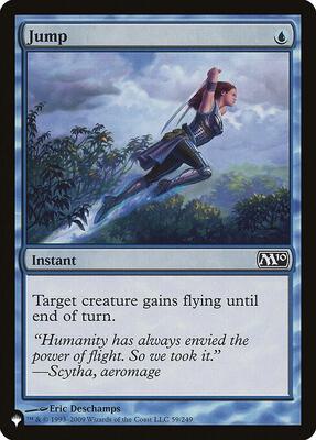 Jump card from The List Reprints