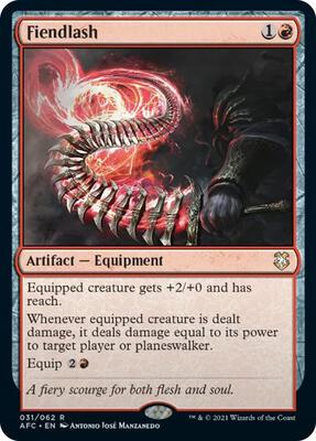 Fiendlash card from Commander: Adventures in the Forgotten Realms
