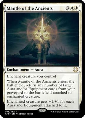 Mantle of the Ancients card from Commander: Adventures in the Forgotten Realms