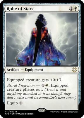 Robe of Stars card from Commander: Adventures in the Forgotten Realms