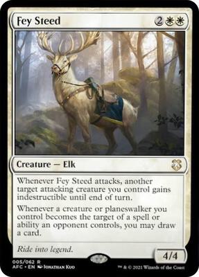 Fey Steed card from Commander: Adventures in the Forgotten Realms