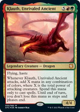 Klauth, Unrivaled Ancient card from Commander: Adventures in the Forgotten Realms