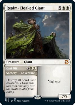 Realm-Cloaked Giant card from Commander: Adventures in the Forgotten Realms