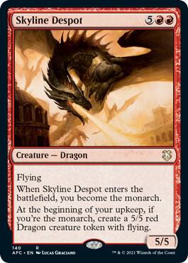 Skyline Despot card from Commander: Adventures in the Forgotten Realms