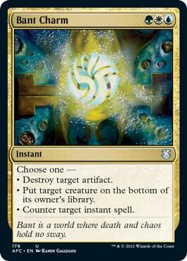 Bant Charm card from Commander: Adventures in the Forgotten Realms