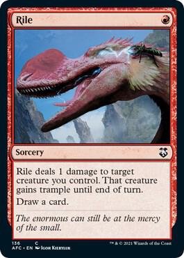 Rile card from Commander: Adventures in the Forgotten Realms