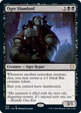 Ogre Slumlord card from Commander: Adventures in the Forgotten Realms