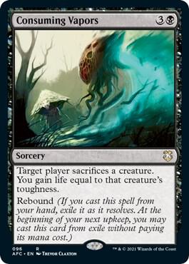 Consuming Vapors card from Commander: Adventures in the Forgotten Realms