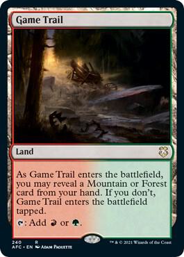 Game Trail card from Commander: Adventures in the Forgotten Realms