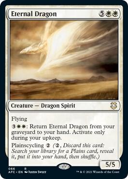 Eternal Dragon card from Commander: Adventures in the Forgotten Realms